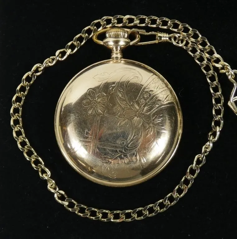 Waltham Model 1883 Gold Pocket Watch