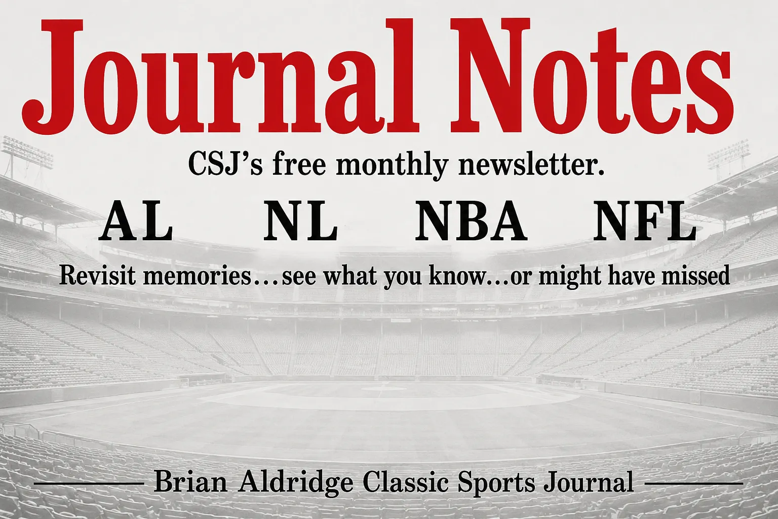 Journal Notes: National League, July 2026