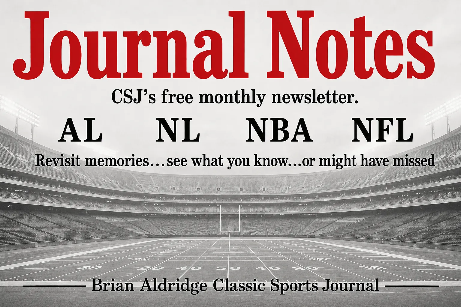 Journal Notes: NFL July 2026