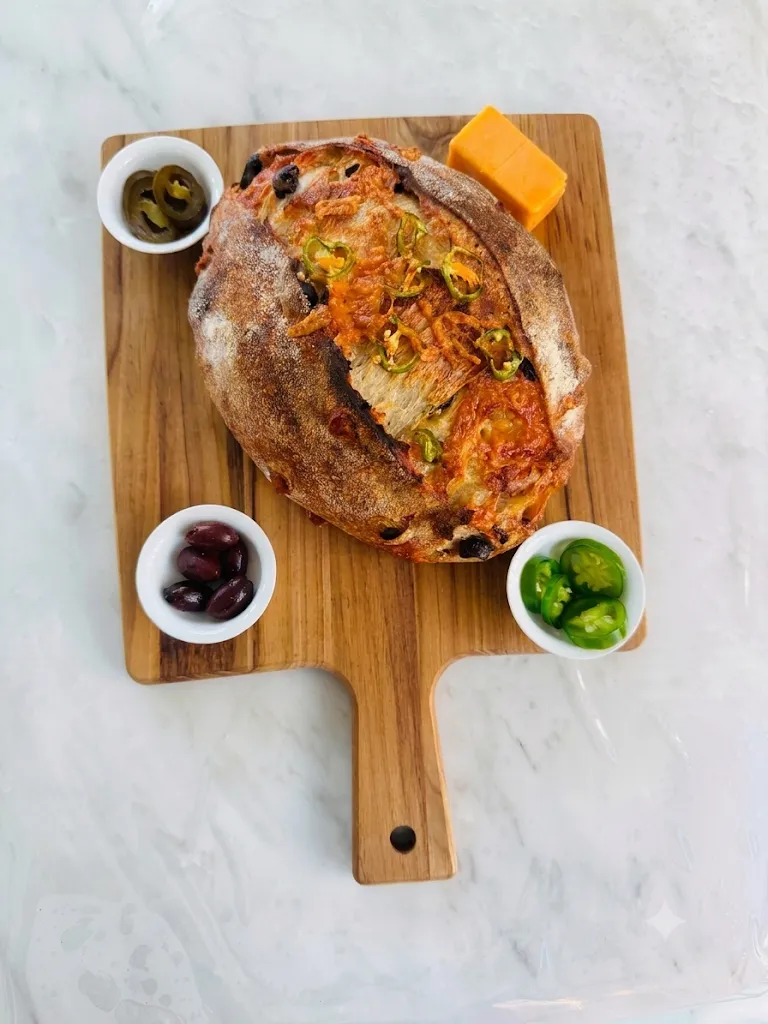 Zesty Trio Jalapeño’, Cheddar & Olives Sourdough