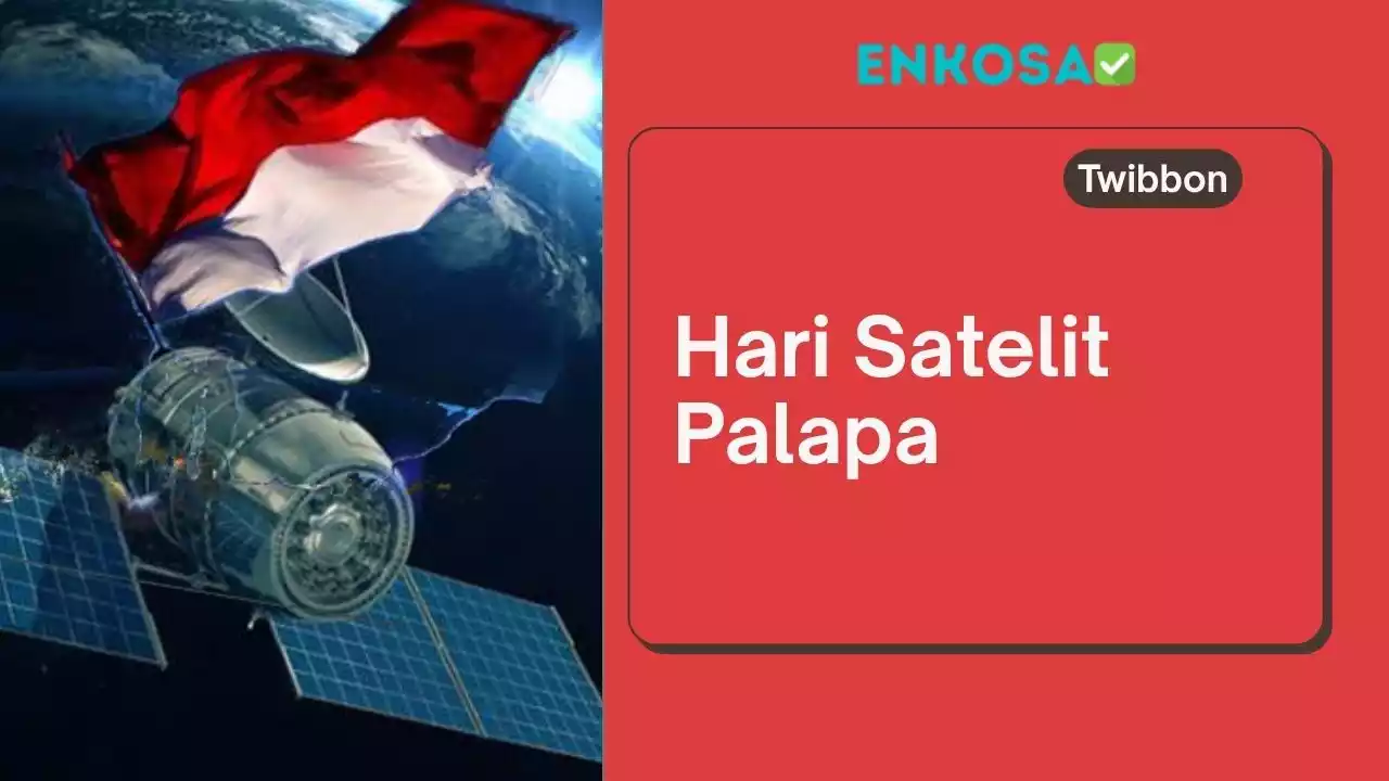 Gambar Twibbon Hari Satelit Palapa 2026 Gratis