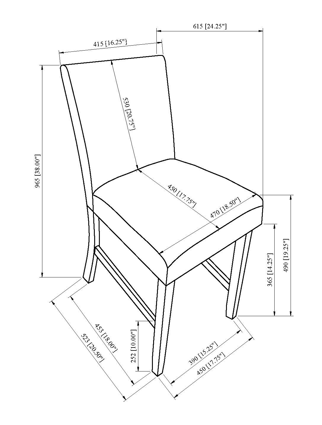 PARKSIDE DINING CHAIR DOVE