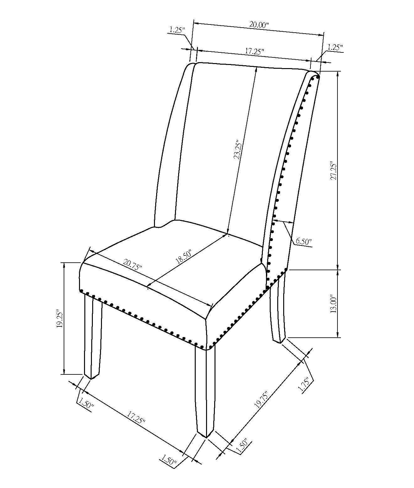 VANCE WING DINING CHAIR