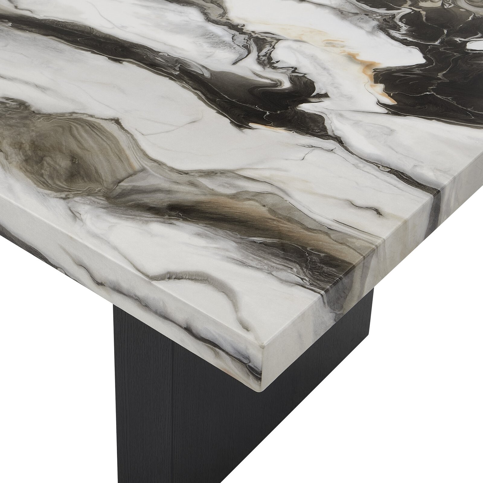 VEGA FAUX MARBLE DINING TABLE