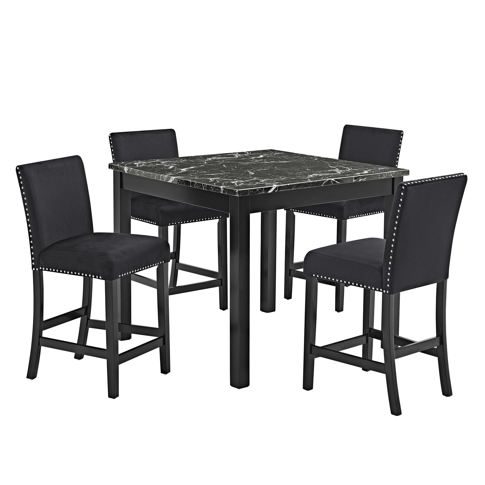 LENNON 5-PK CONTR HT SET ALL BLACK