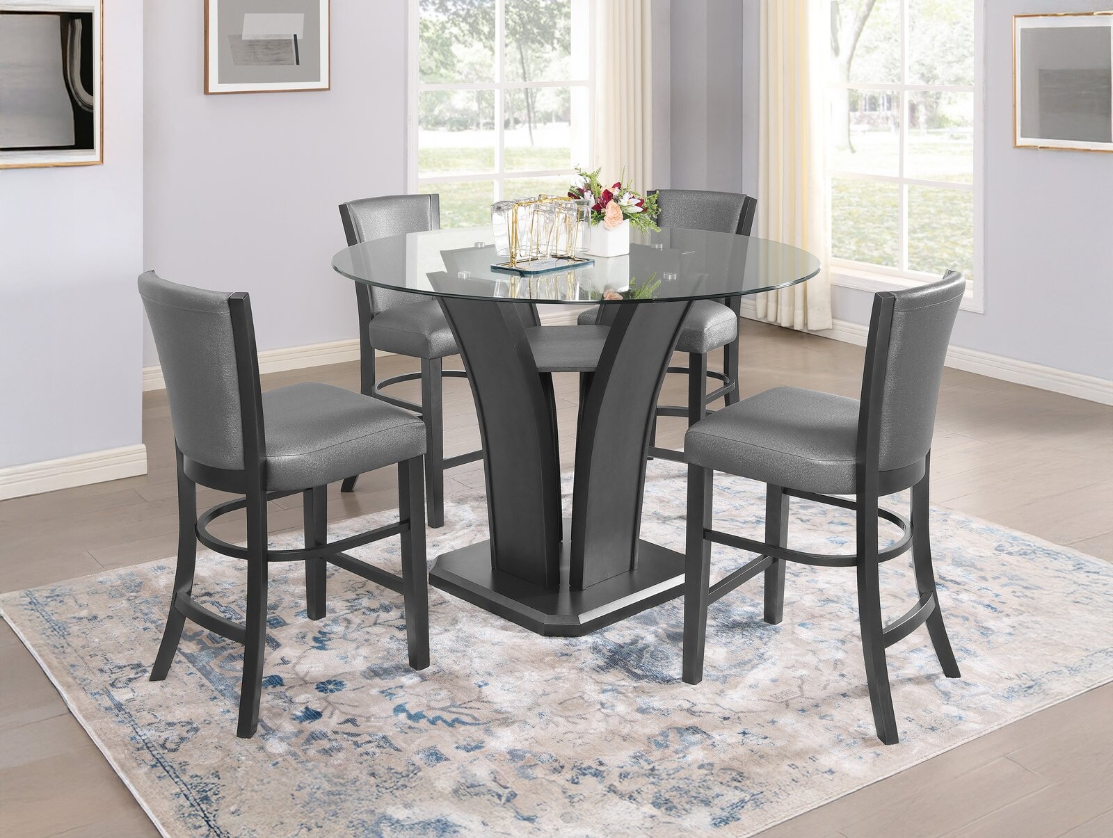 CAMELIA COUNT HT TABLE GLASS