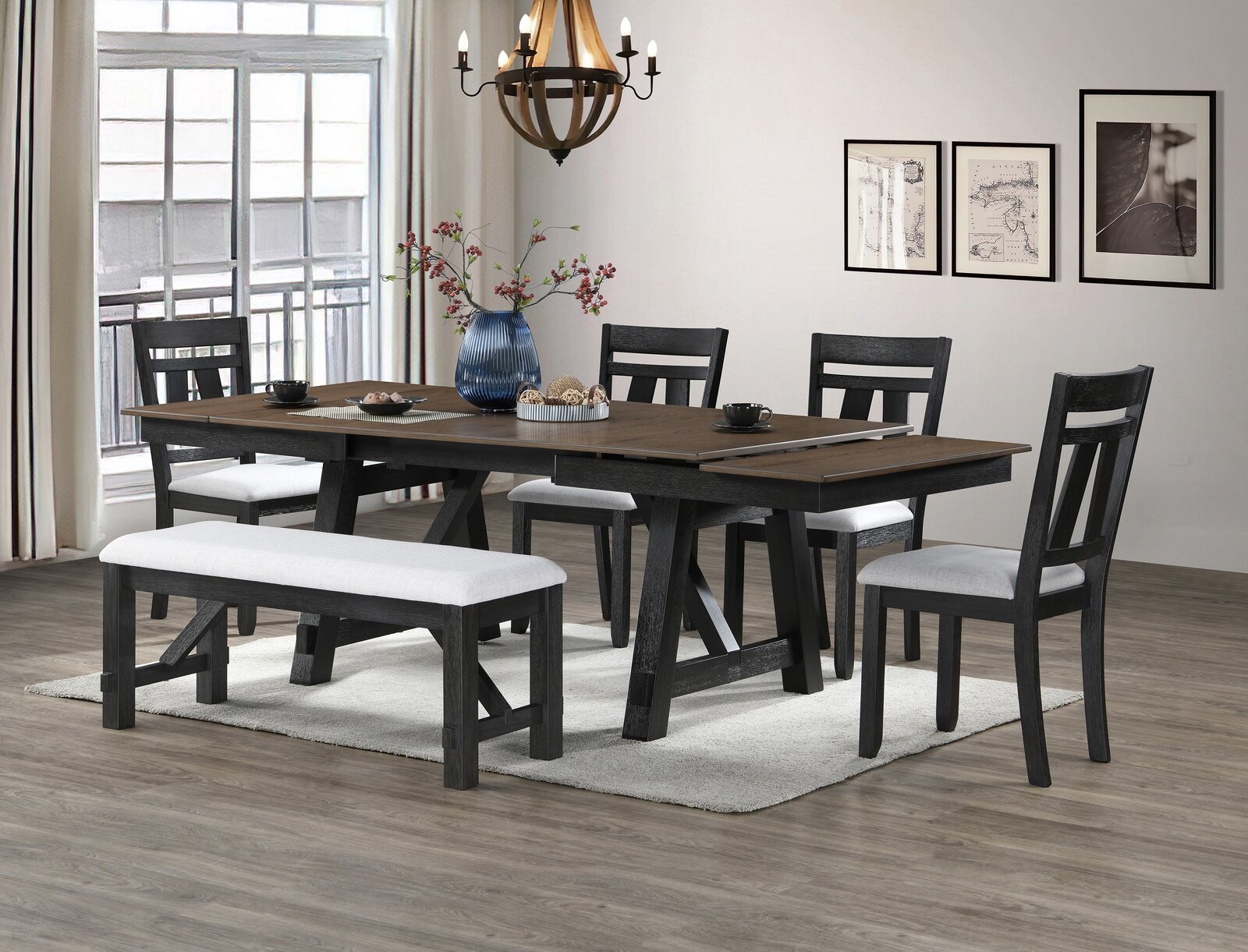 MARIBELLE SERVER WHEAT CHARCOAL