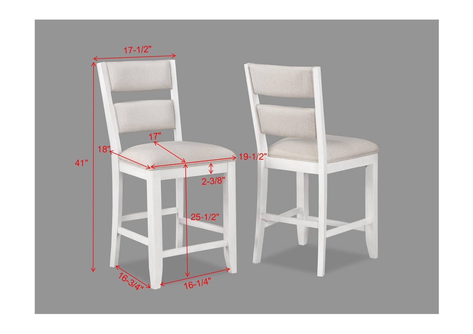 WENDY COUNTER HEIGHT CHAIR
