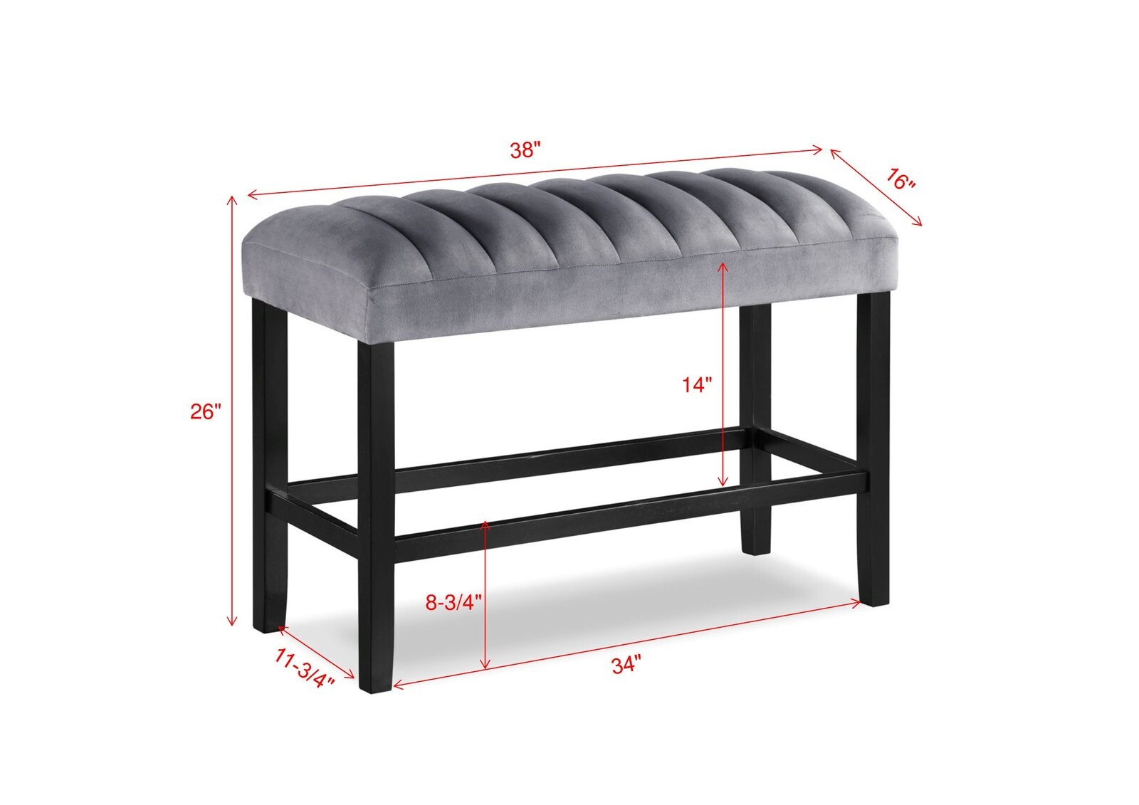 PASCAL COUNTER HEIGHT BENCH