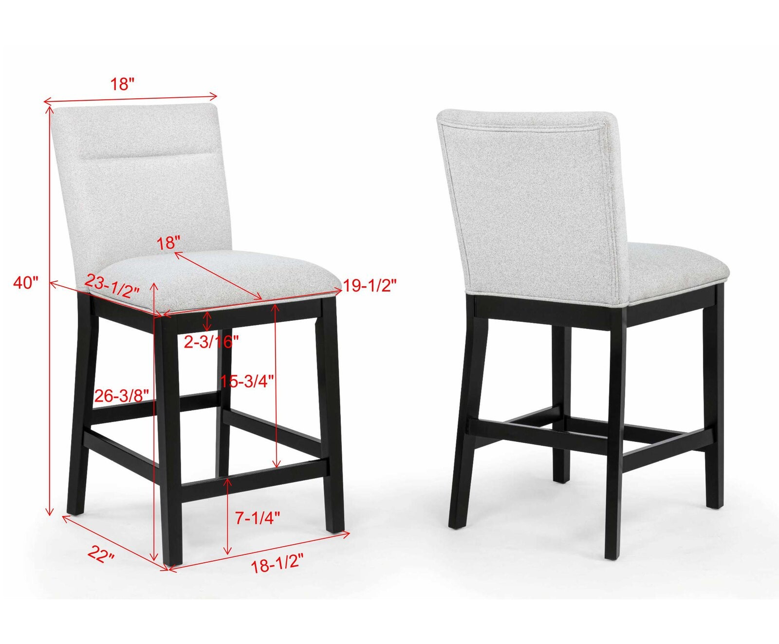 SEBASTIAN COUNTER HEIGHT CHAIR