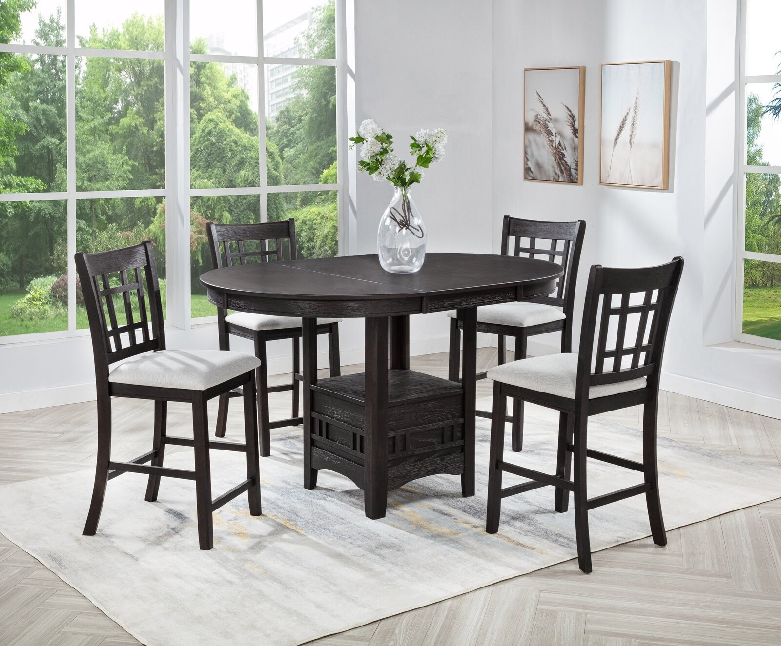 HARTWELL CT HT TBL CHARCOAL BLACK