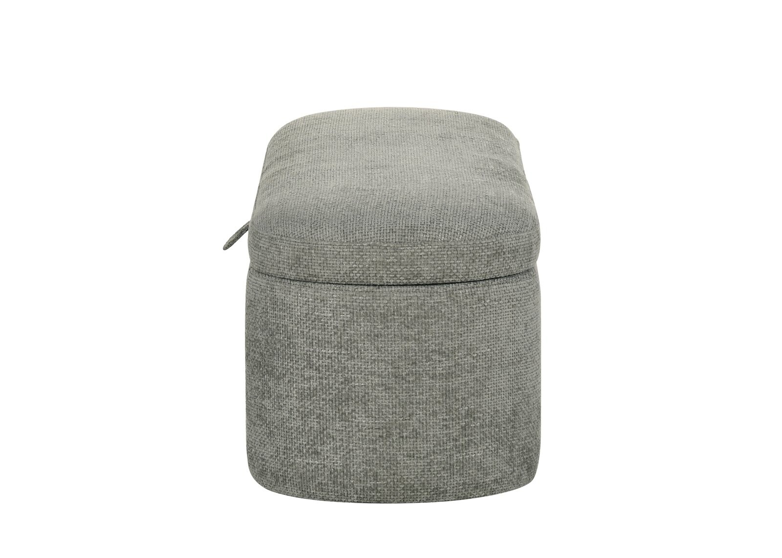 PHILIPA STORAGE BENCH-L.GREY TWEED