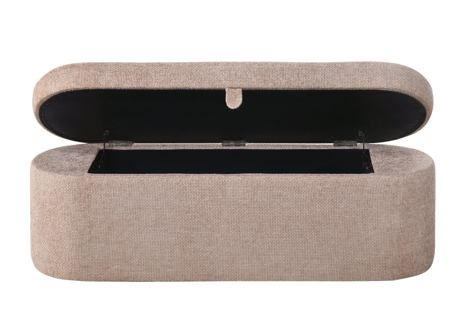PHILIPA STORAGE BENCH-MAUVE TWEED