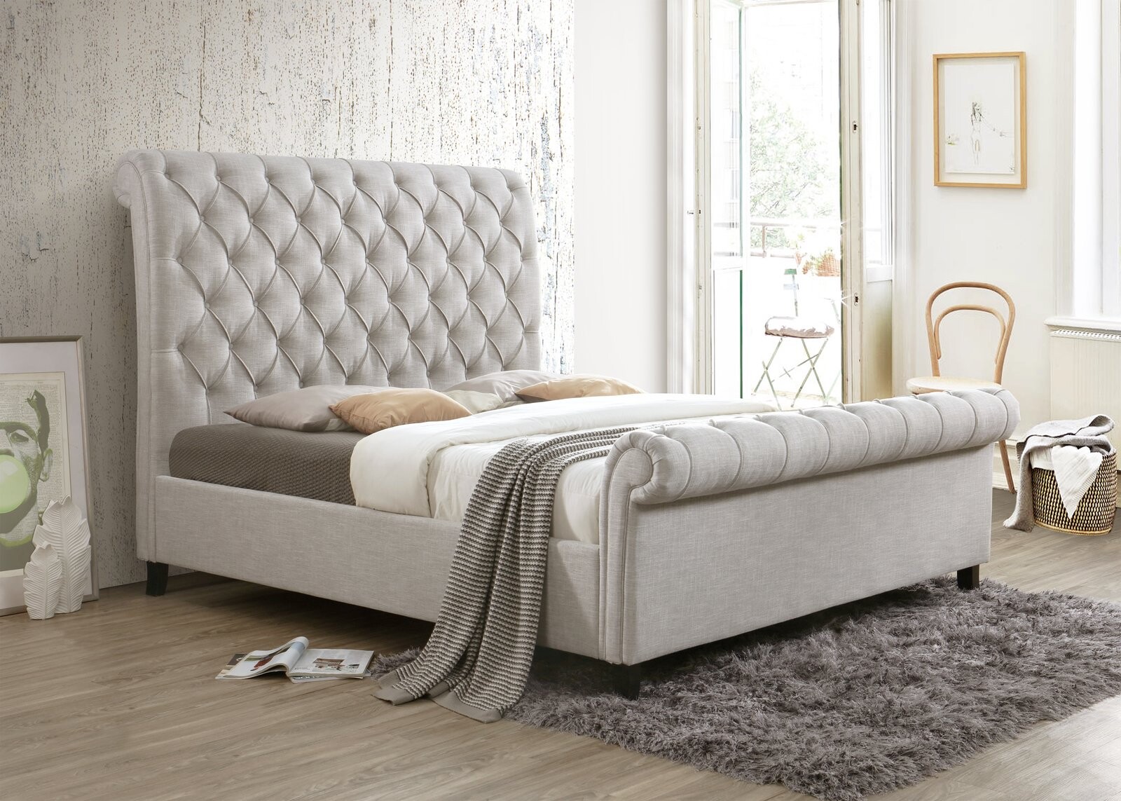 KATE KING PLATFORM BED