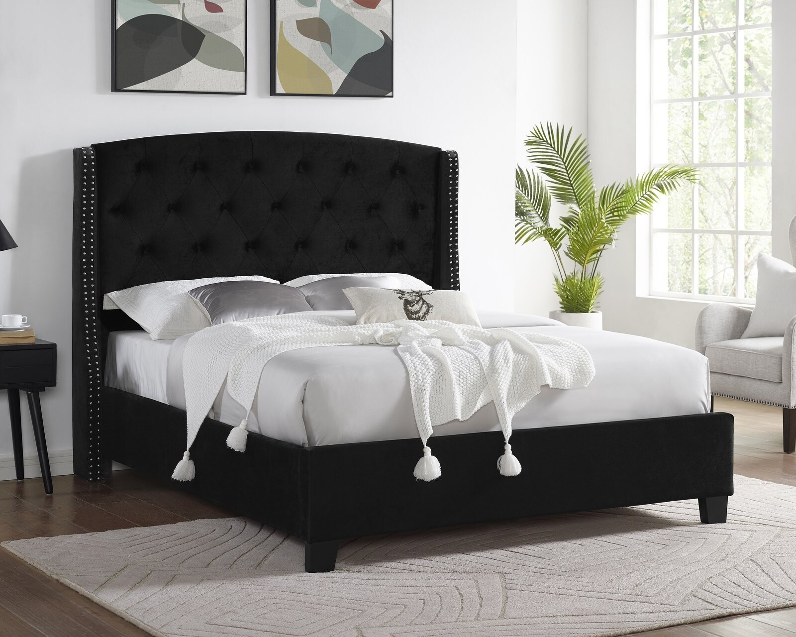 EVA KING HB/FB -BLACK VELVET