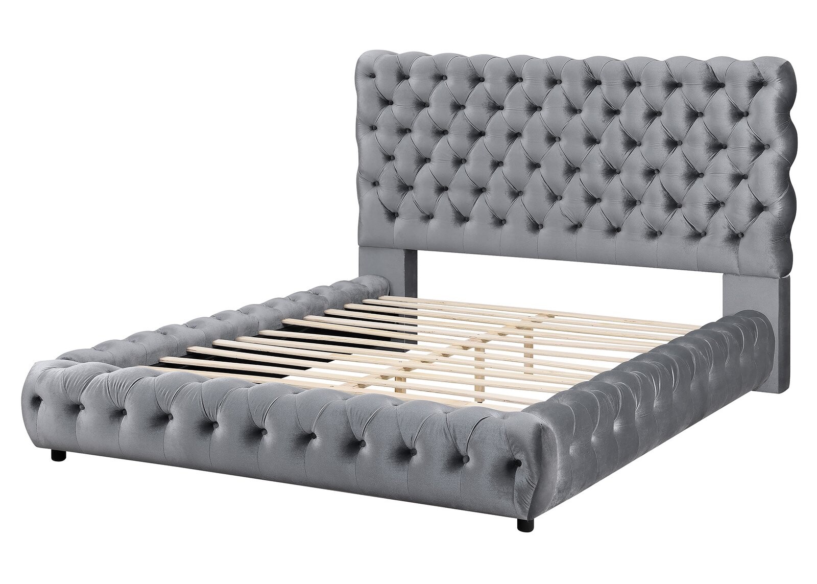 FLORY K PLATFORM BED HB/FB -GREY