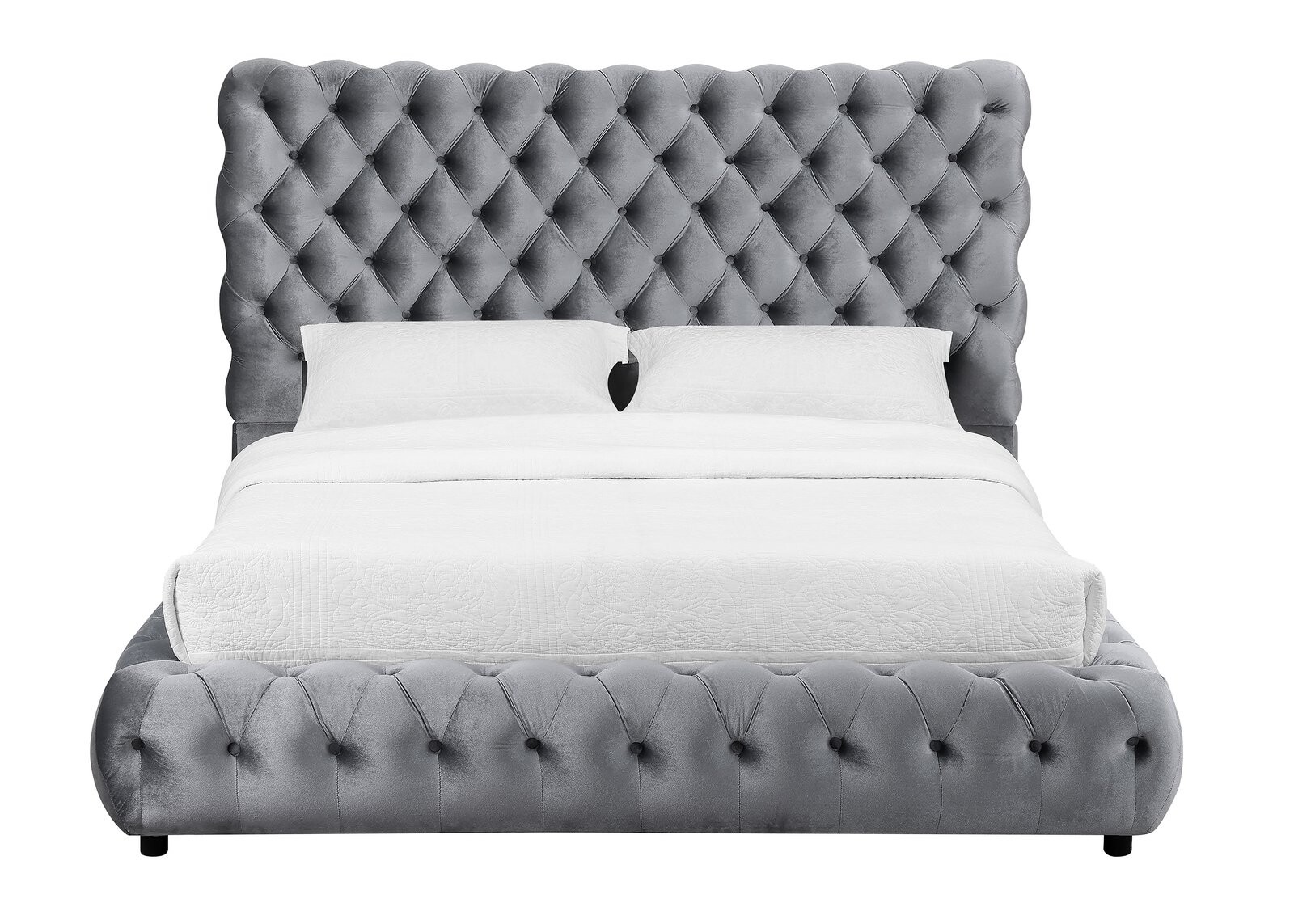 FLORY K PLATFORM BED HB/FB -GREY