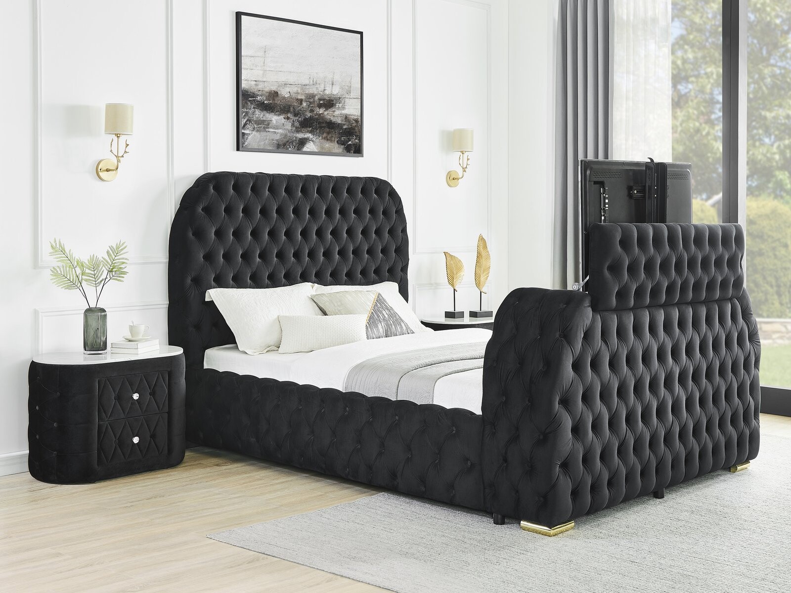 NATALIA KING/QUEEN HB LEG BLACK