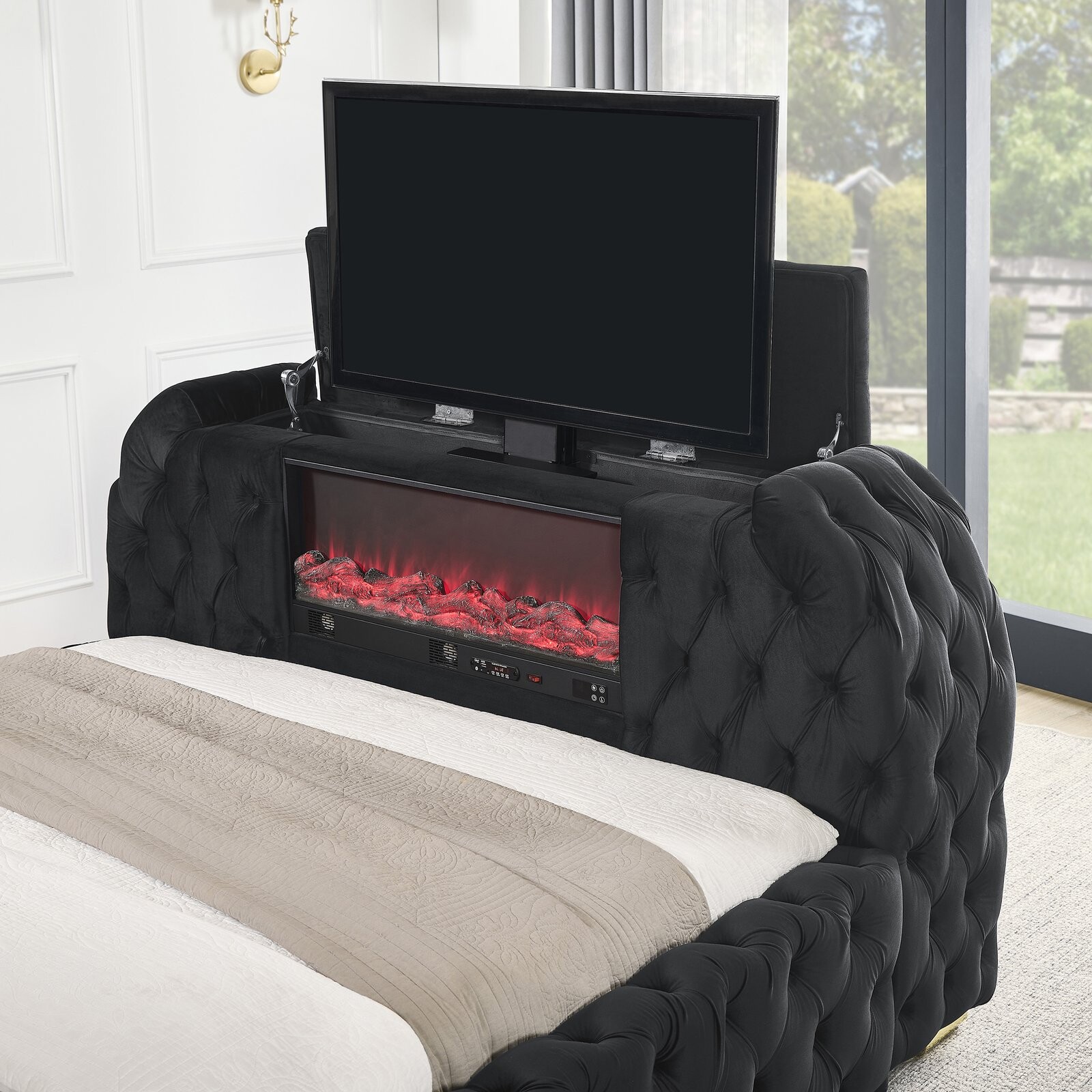 NATALIA NIGHT STAND BLACK