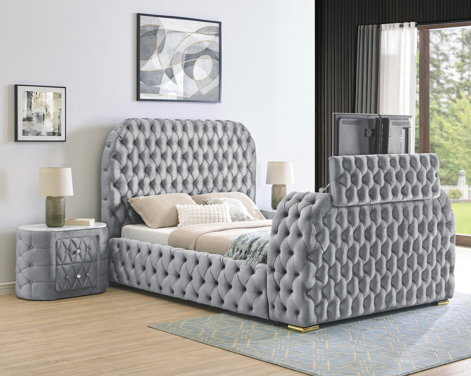 NATALIA KING/QUEEN HB LEG GREY