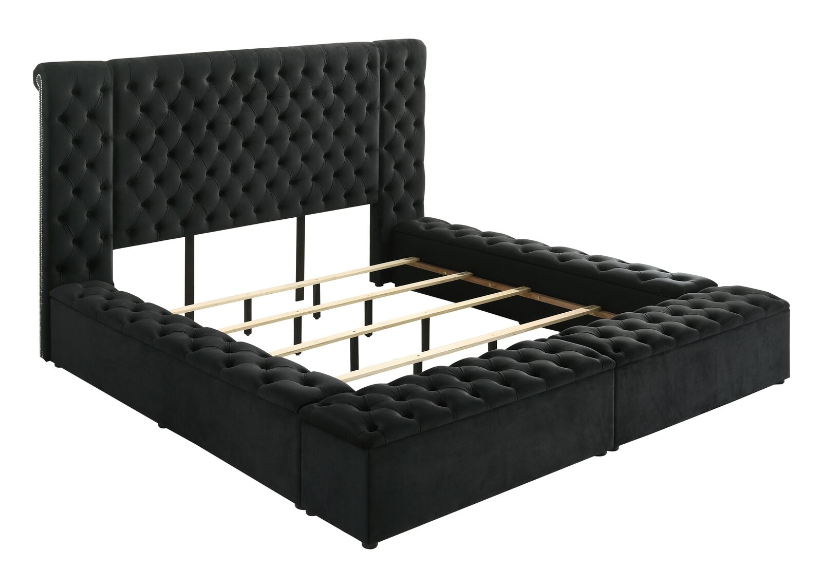 LILIANA K/Q STORAGE RL-RIGHT BLACK