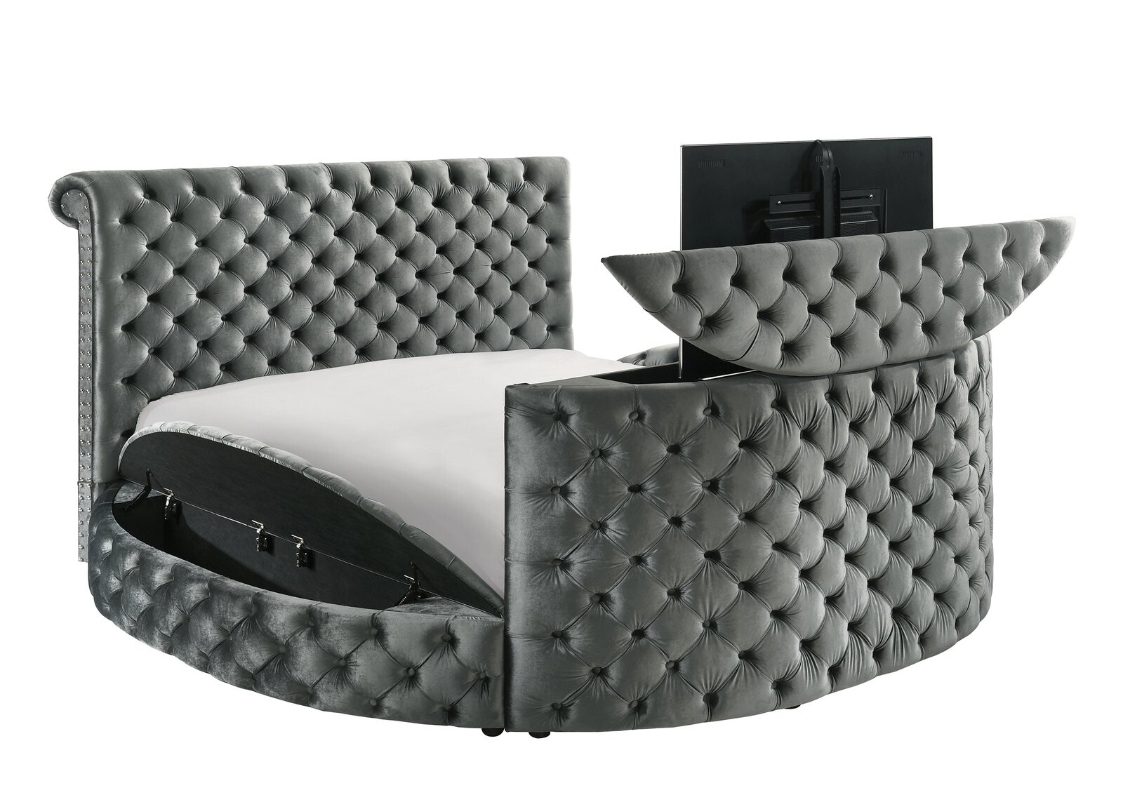 VOLTARE NIGHT STAND GREY