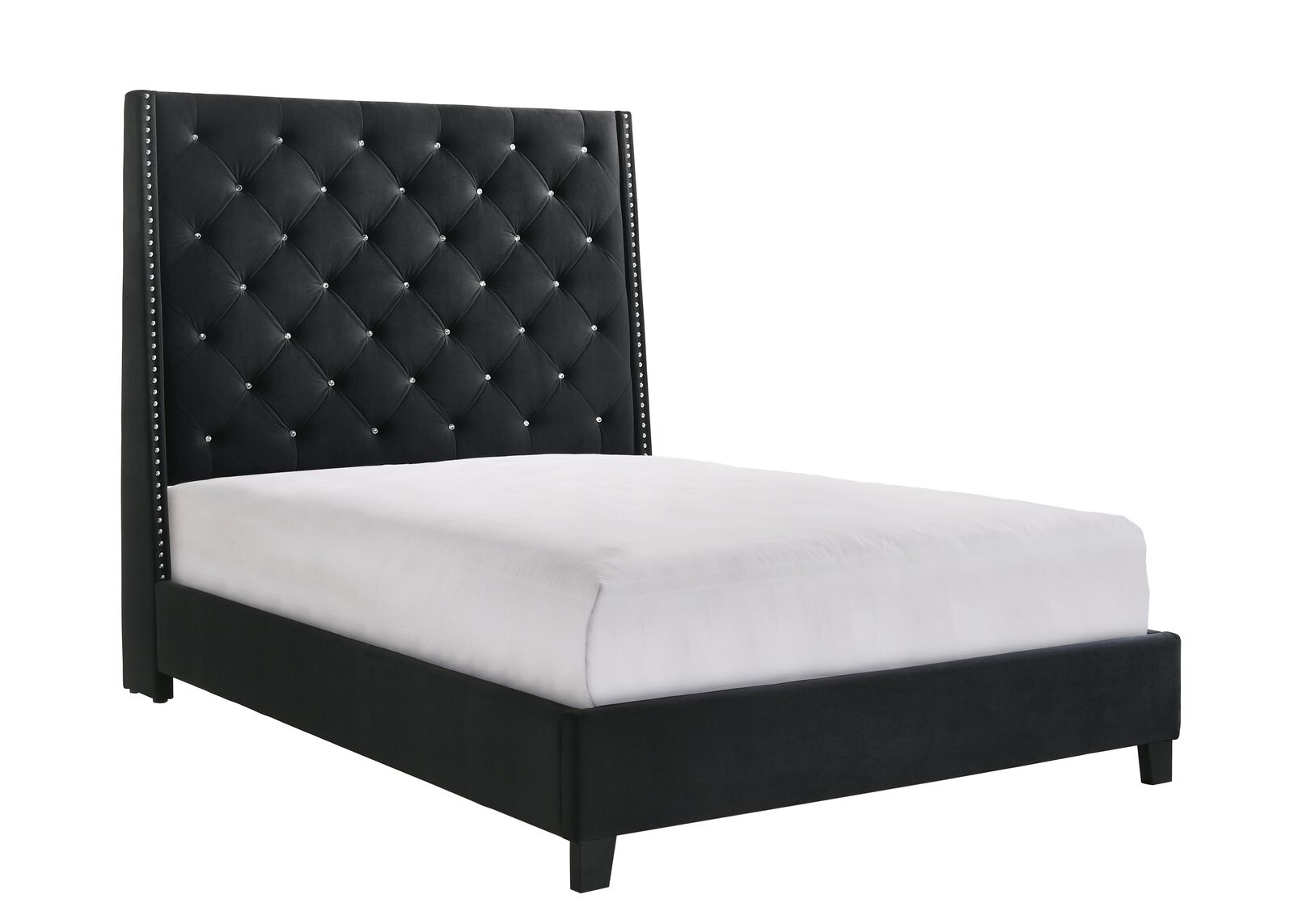 CHANTILLY Q FB  RAIL &WING- BLACK