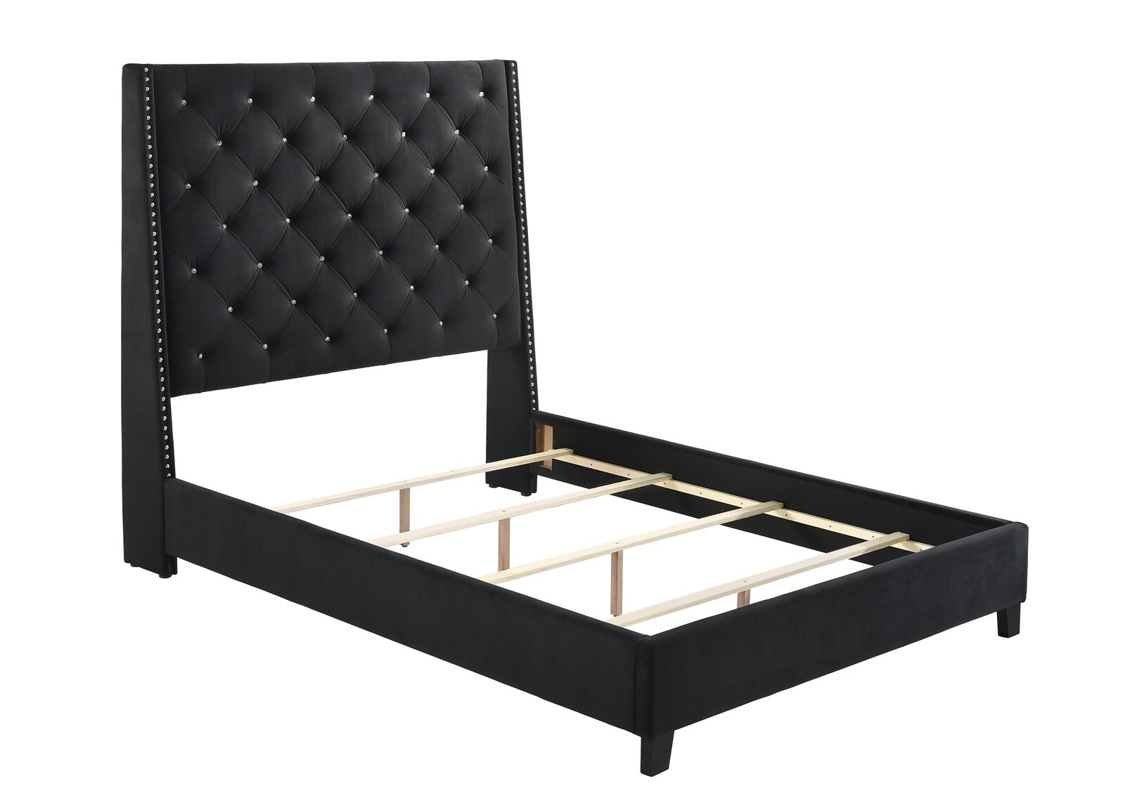 CHANTILLY Q FB  RAIL &WING- BLACK