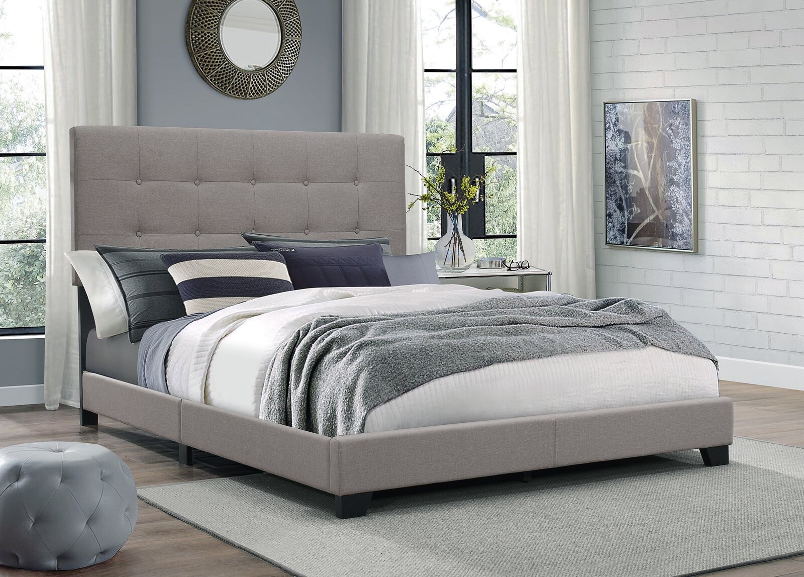 FLORENCE FULL HB FB SIDE RAIL GREY