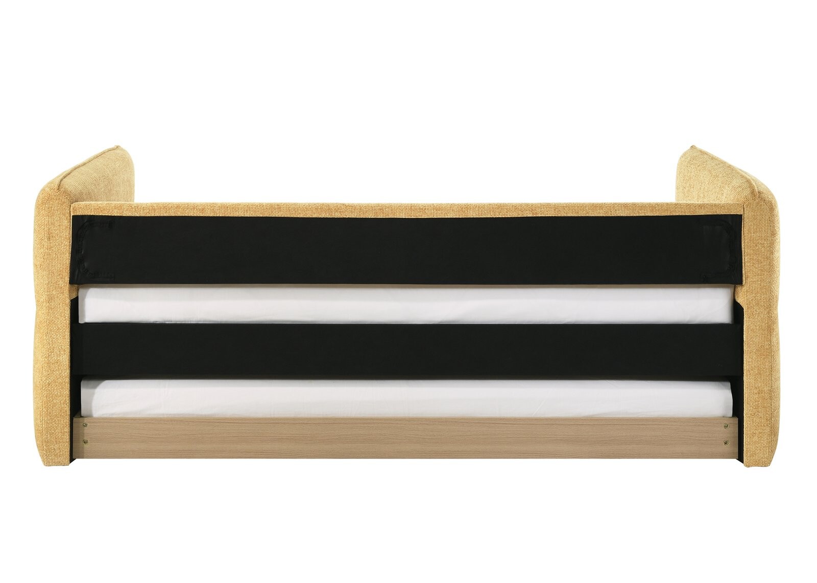 PHILIPA DAYBED BACK RAIL-GOLD TWEED