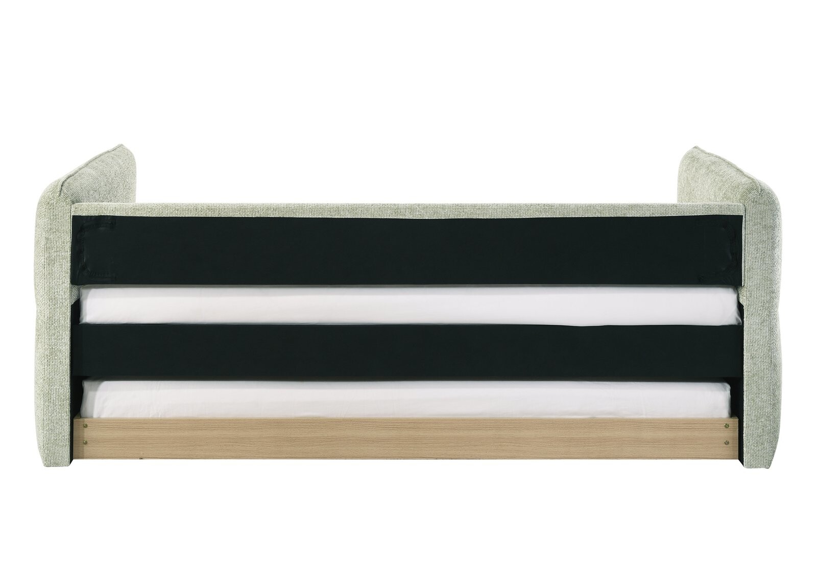 PHILIPA DAYBED BACK RAIL-L.GRNTWEED