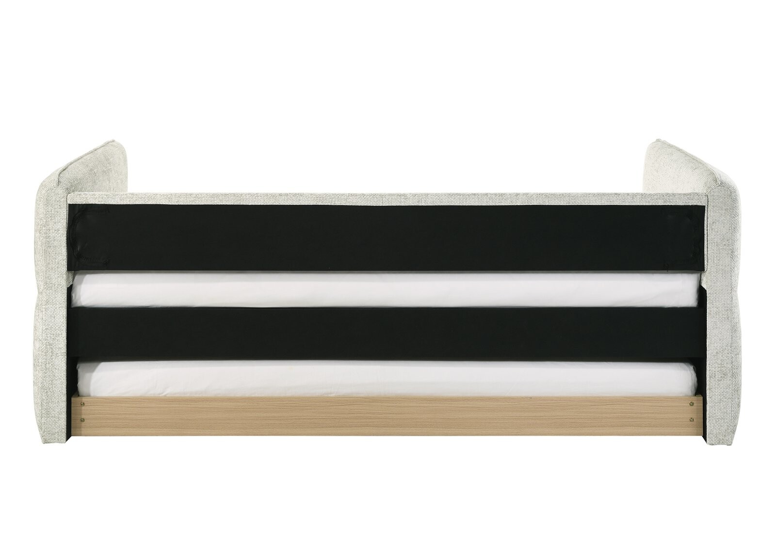 PHILIPA DAYBED ARM SLAT-L.GY TWEED