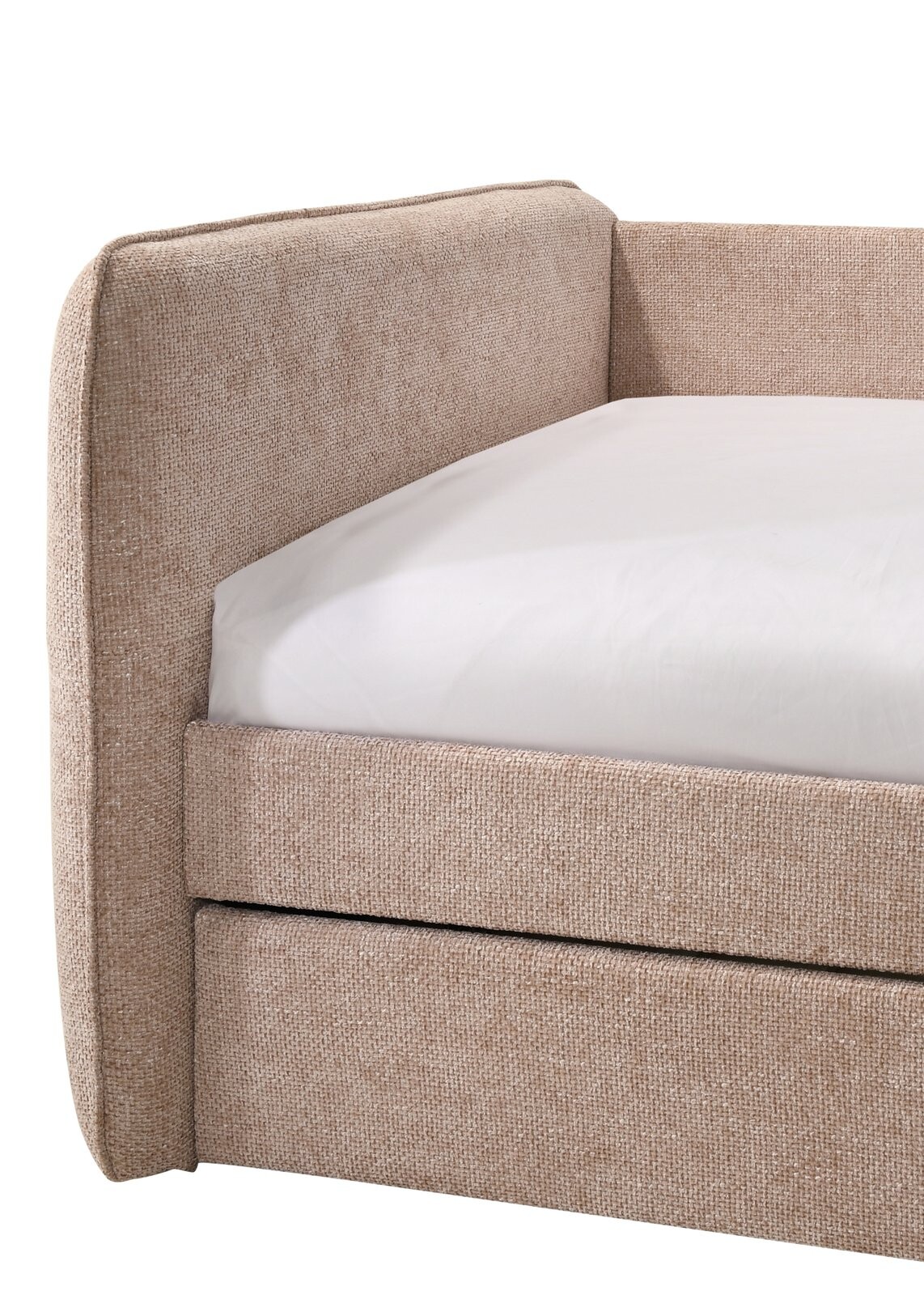 PHILIPA DAYBED BACK RAIL-MAUVE TWED