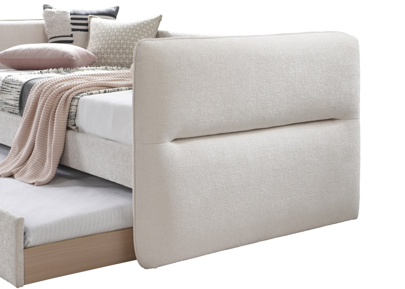 PHILIPA DAYBED ARM SLAT-OAT TWEED