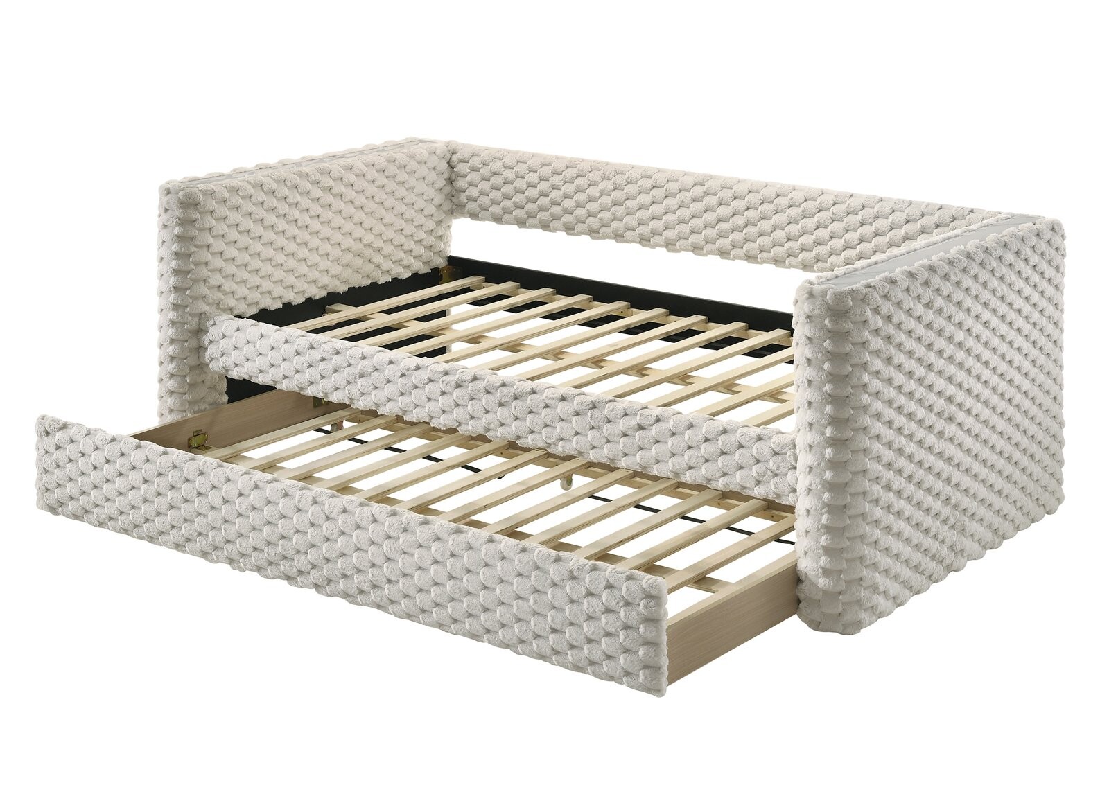 BRIELLE DAYBED ARMS SLATS-WH.DOVE