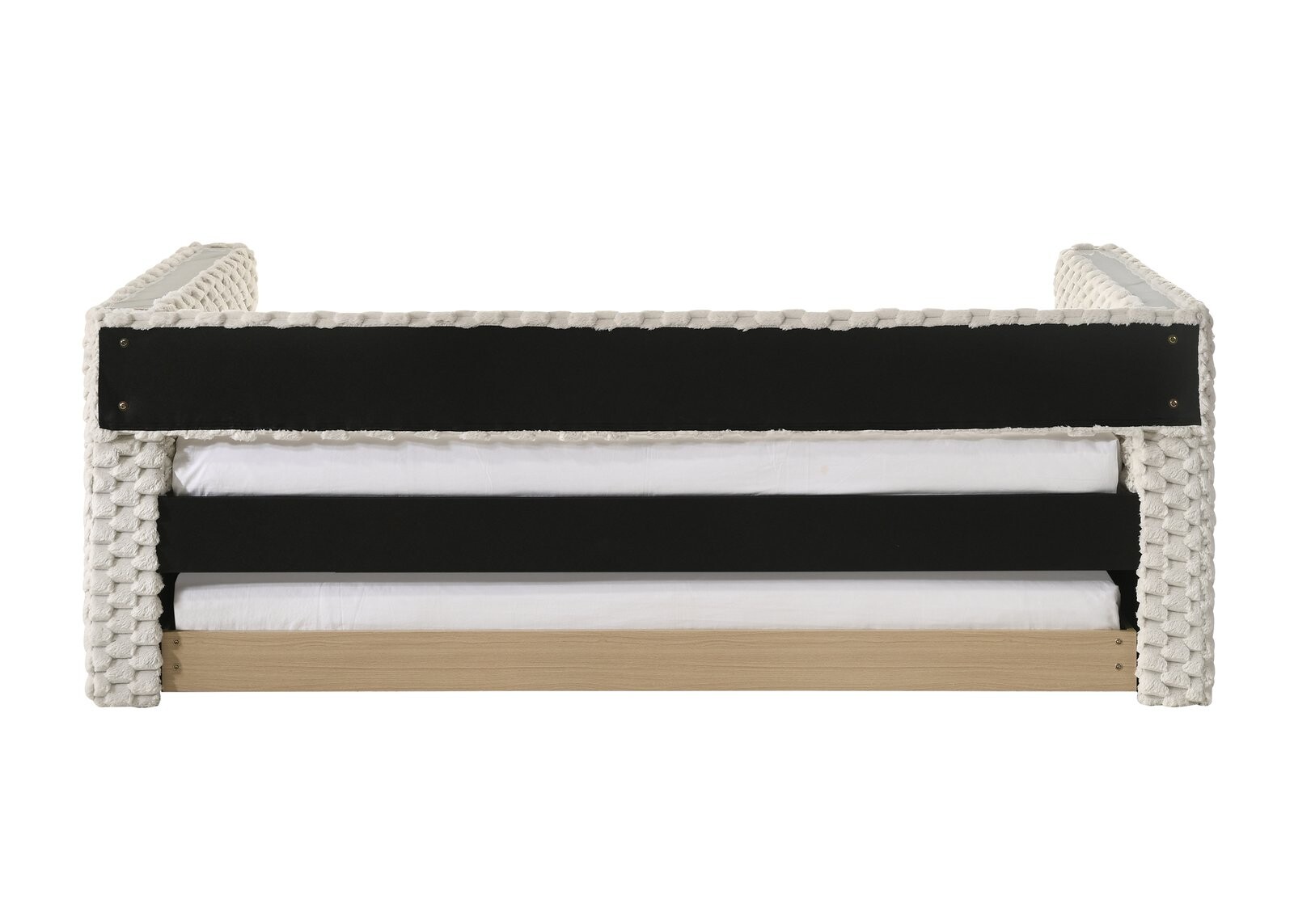 BRIELLE DAYBED ARMS SLATS-WH.DOVE