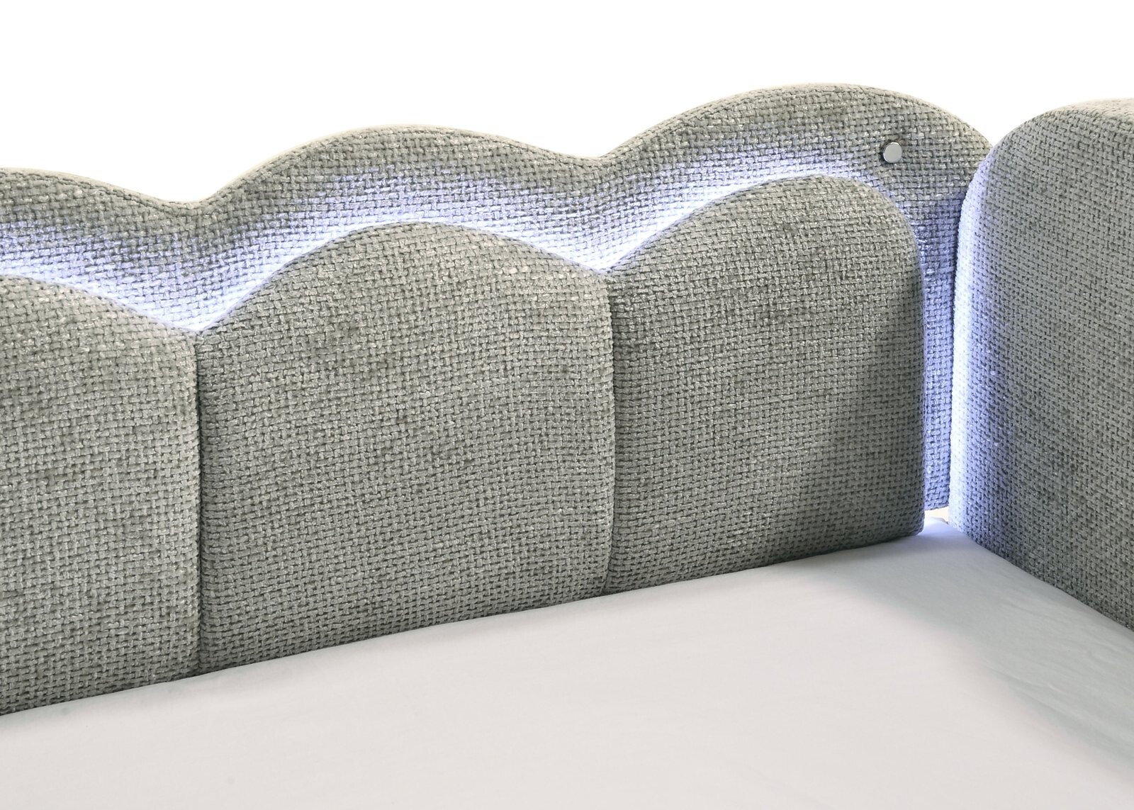 MELODY DAYBED ARMS SLATS-LIGHT GREY