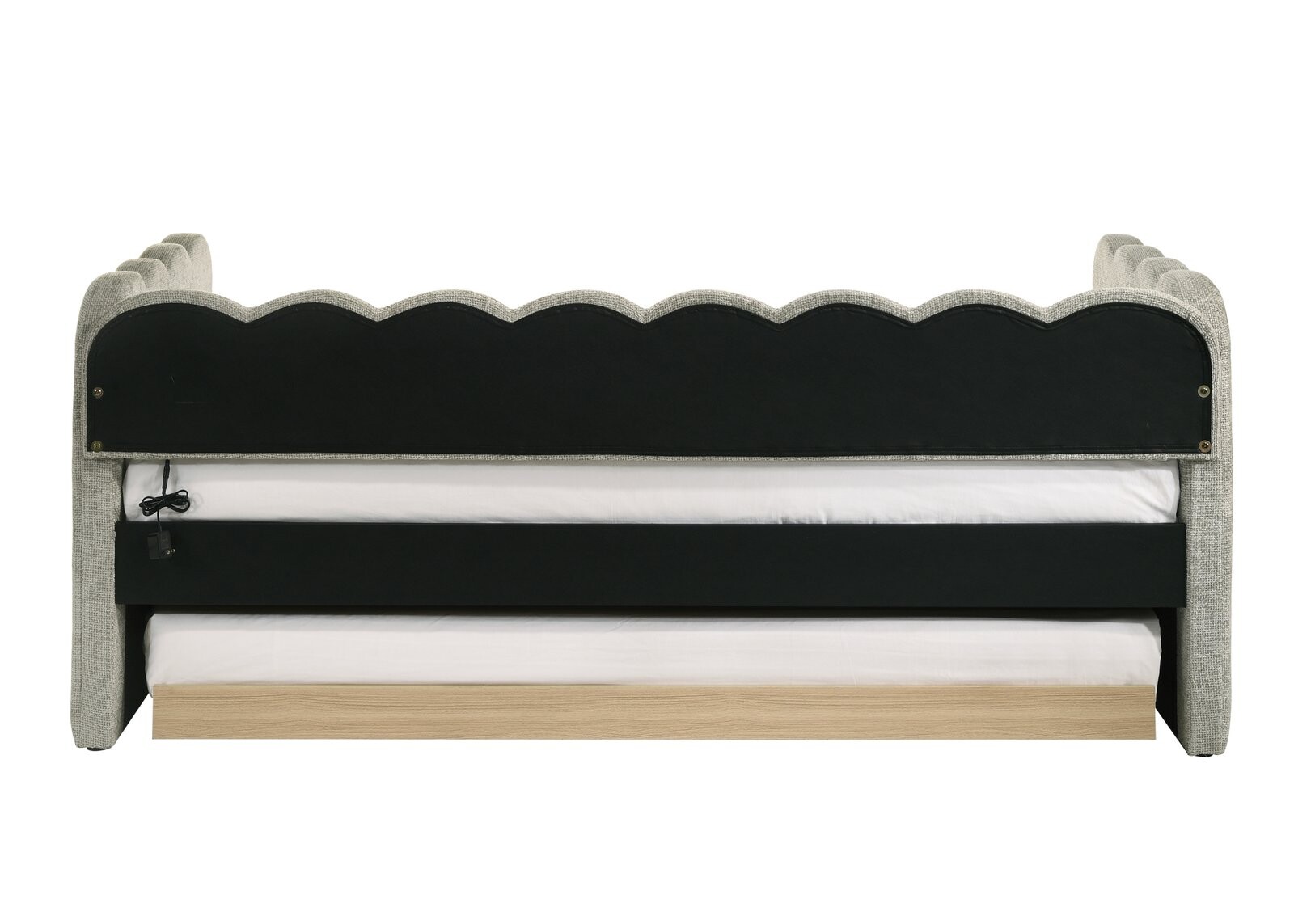 MELODY DAYBED ARMS SLATS-LIGHT GREY