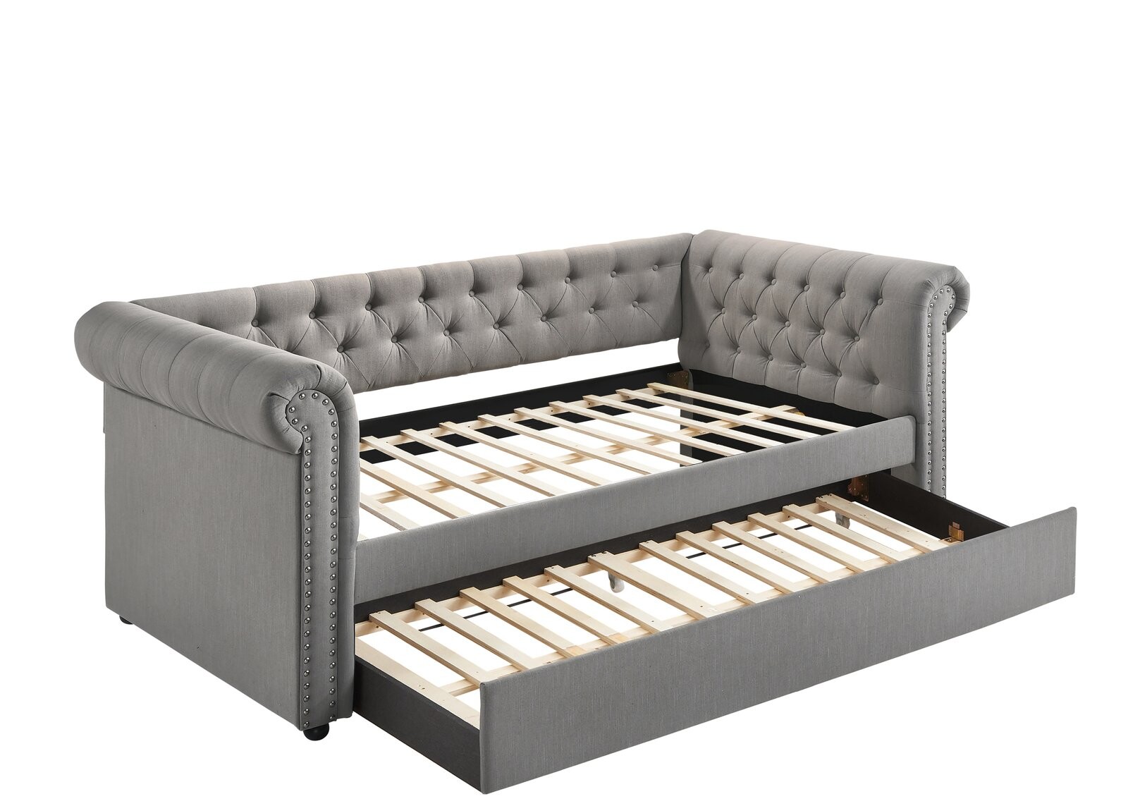 ELLIE DAYBED ARM SLAT SIDE RL DOVE