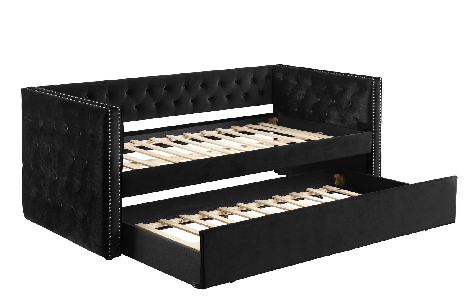 TRINA BLACK DAYBED ARM(L&R)  SLATS