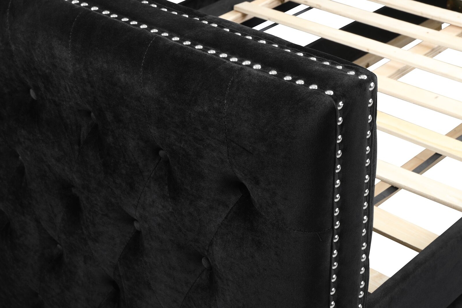 TRINA BLACK DAYBED ARM(L&R)  SLATS