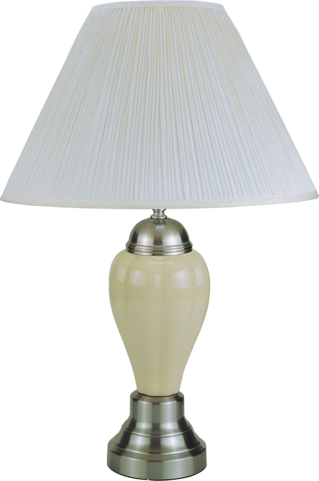 26  PORCELAIN LAMP  IVORY