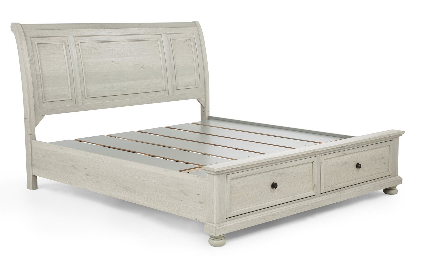 CLARIBELLE K STORAGE BED HB-WHITE