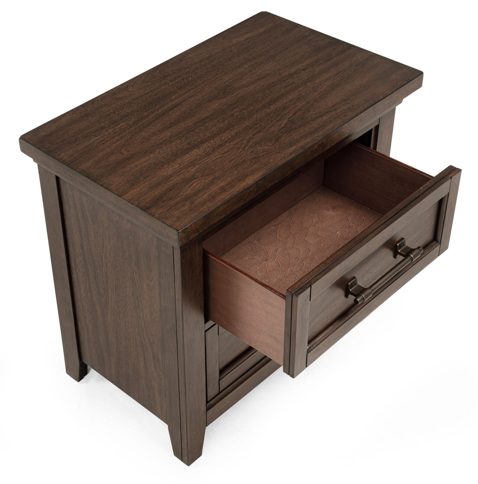 BECKETT NIGHT STAND-BROWN
