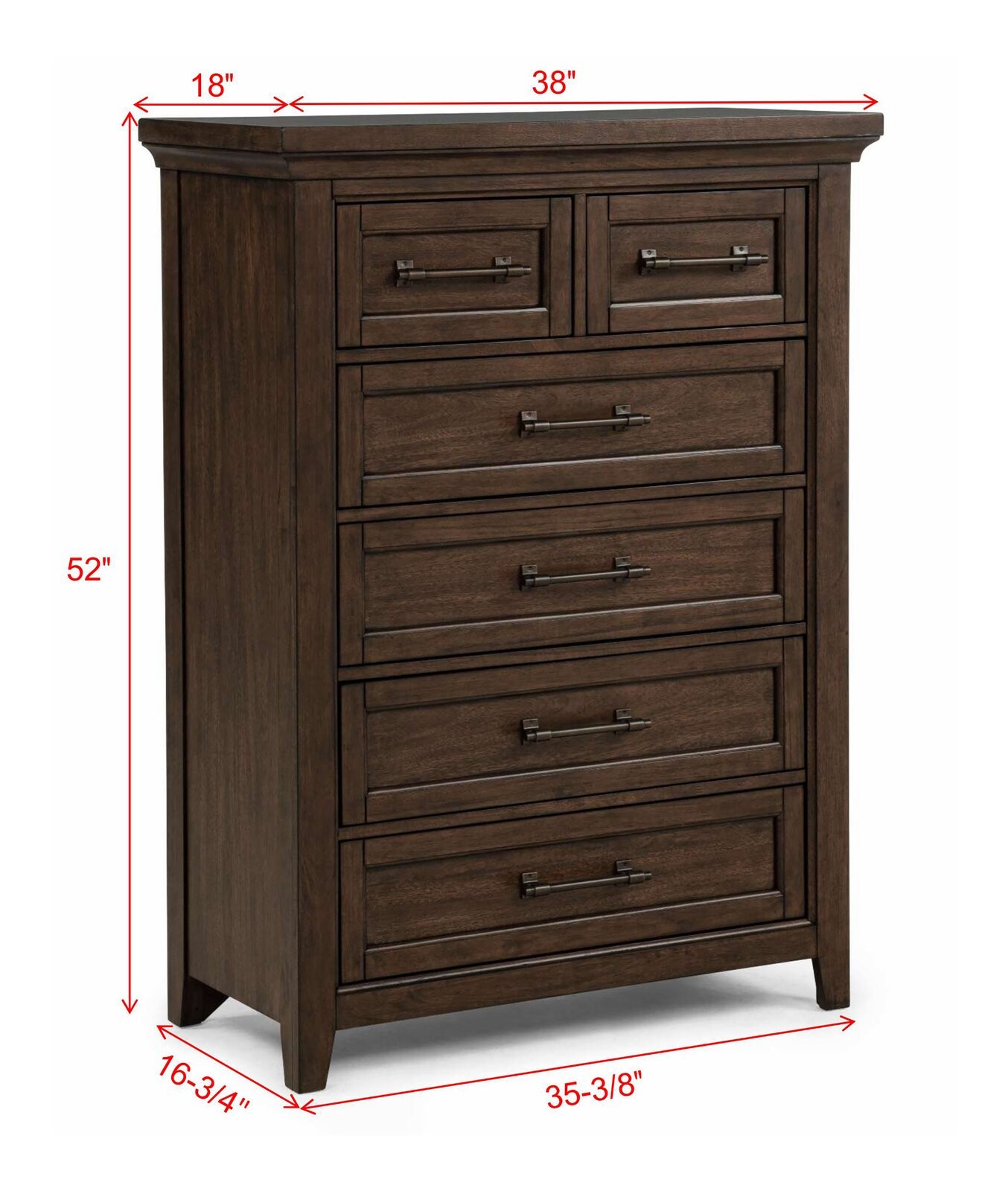 BECKETT CHEST-BROWN