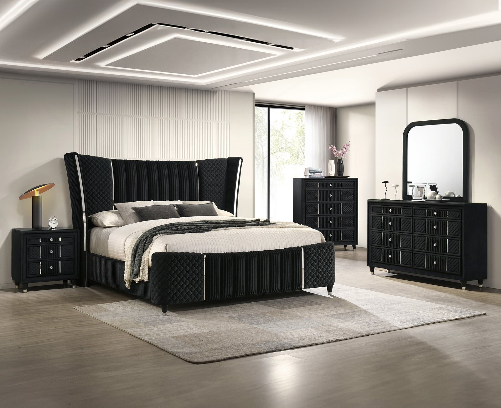 ARMANY KING/QUEEN HEADBOARD WING