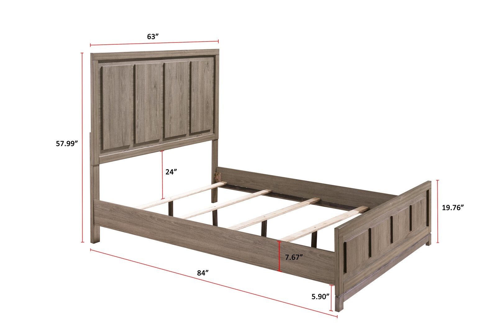 RIVER QUEEN HEADBOARD/FOOTBOARD