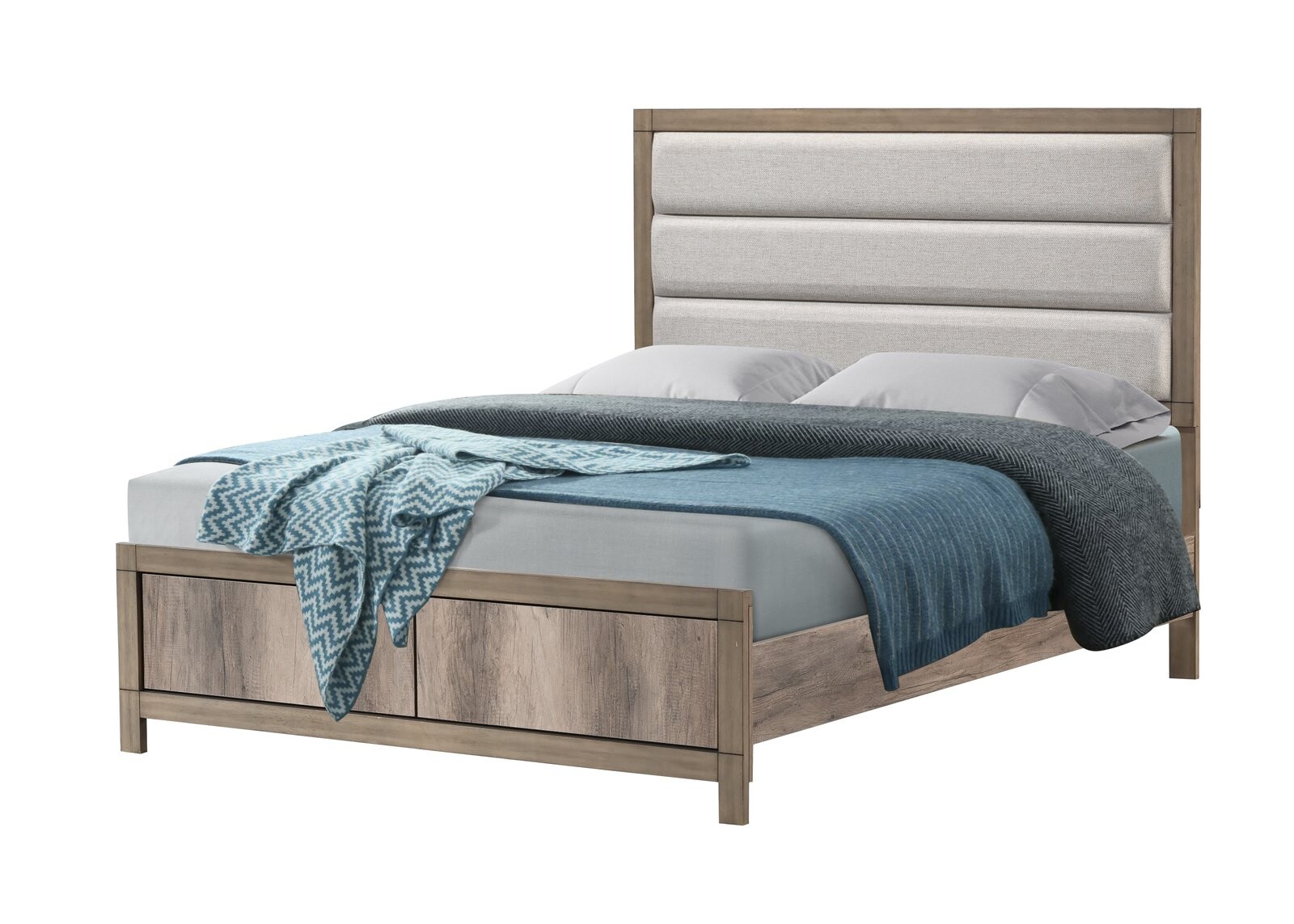 MATTEO QUEEN HEADBOARD/FOOTBOARD