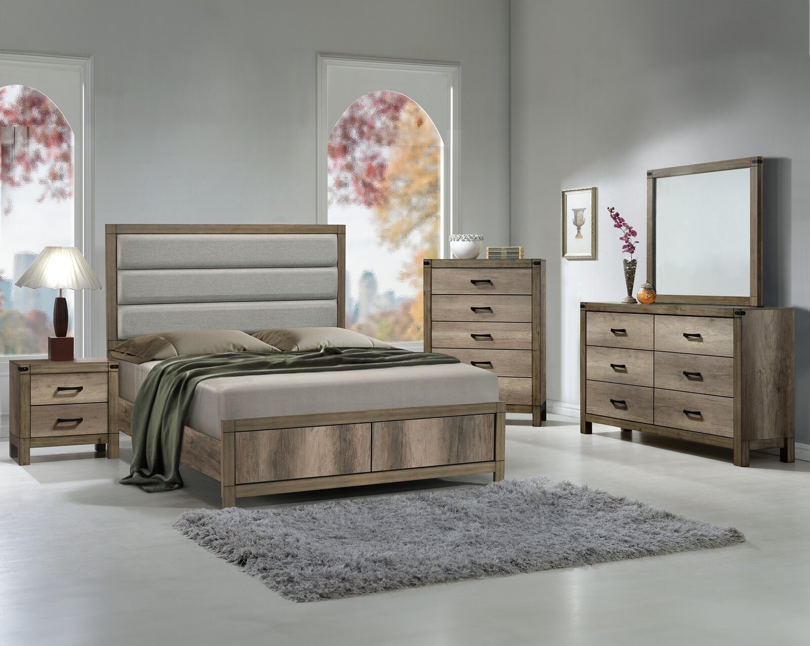 MATTEO KING HEADBOARD/FOOTBOARD