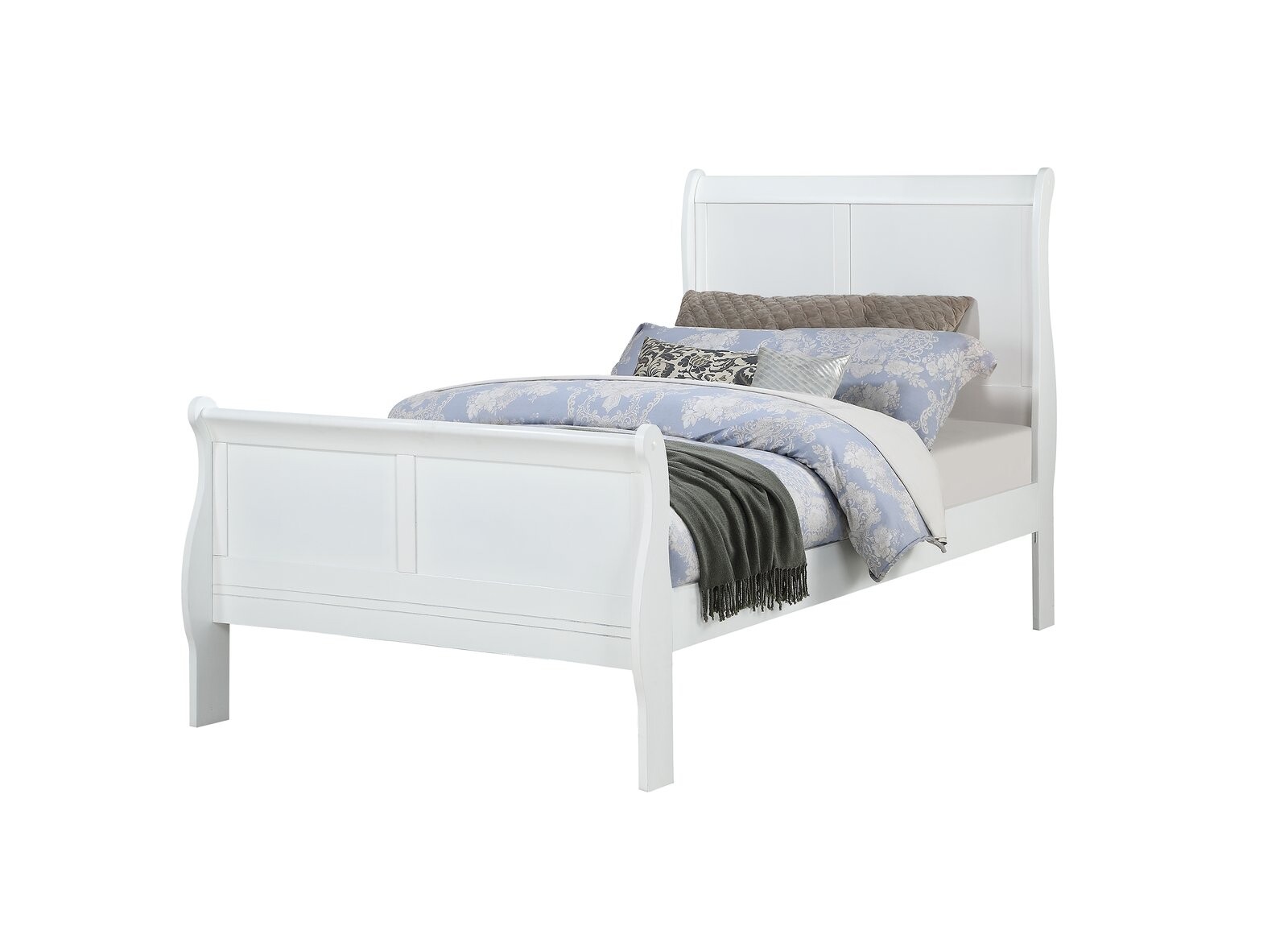 LOUIS PHILIP TWIN HB/FB WHITE